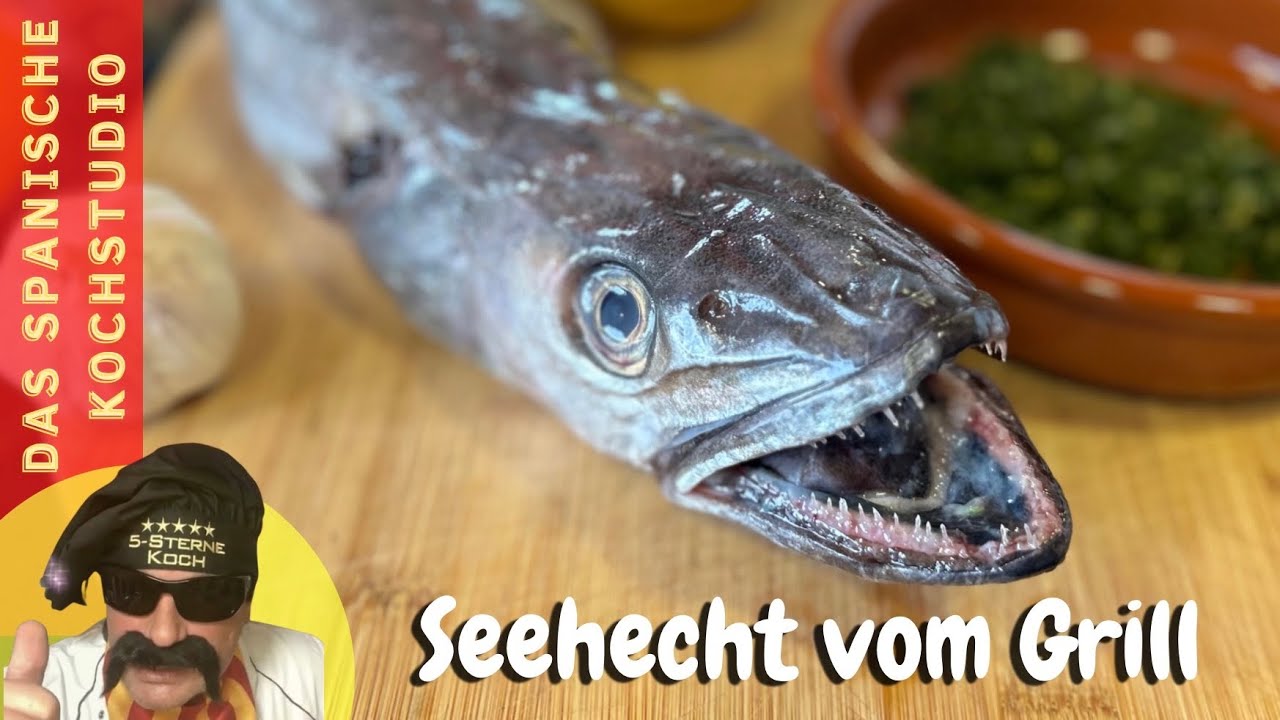 Seehecht vom Grill | Merluza | Fisch grillen