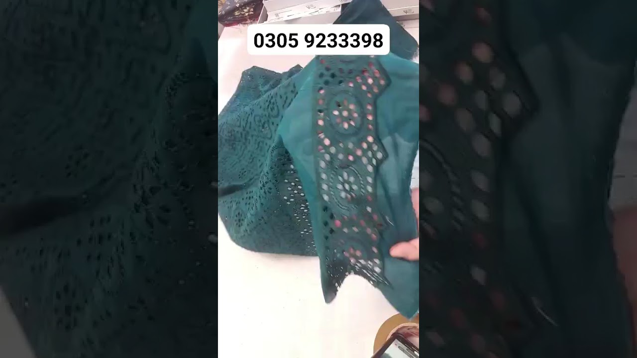 #chicken kari 4 peice with pure bamber cut work embroidery #eid #collection,