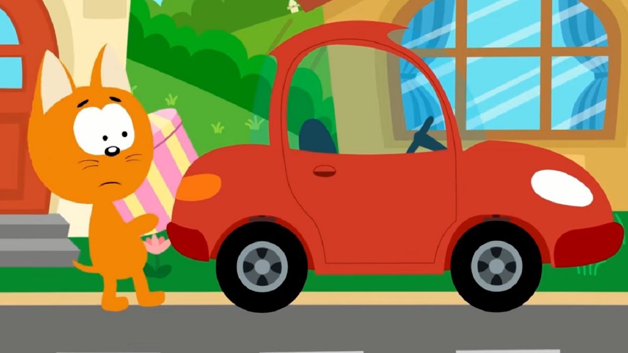 Kitty and the Magic Garage  - A traffic jam   - cars cartoons