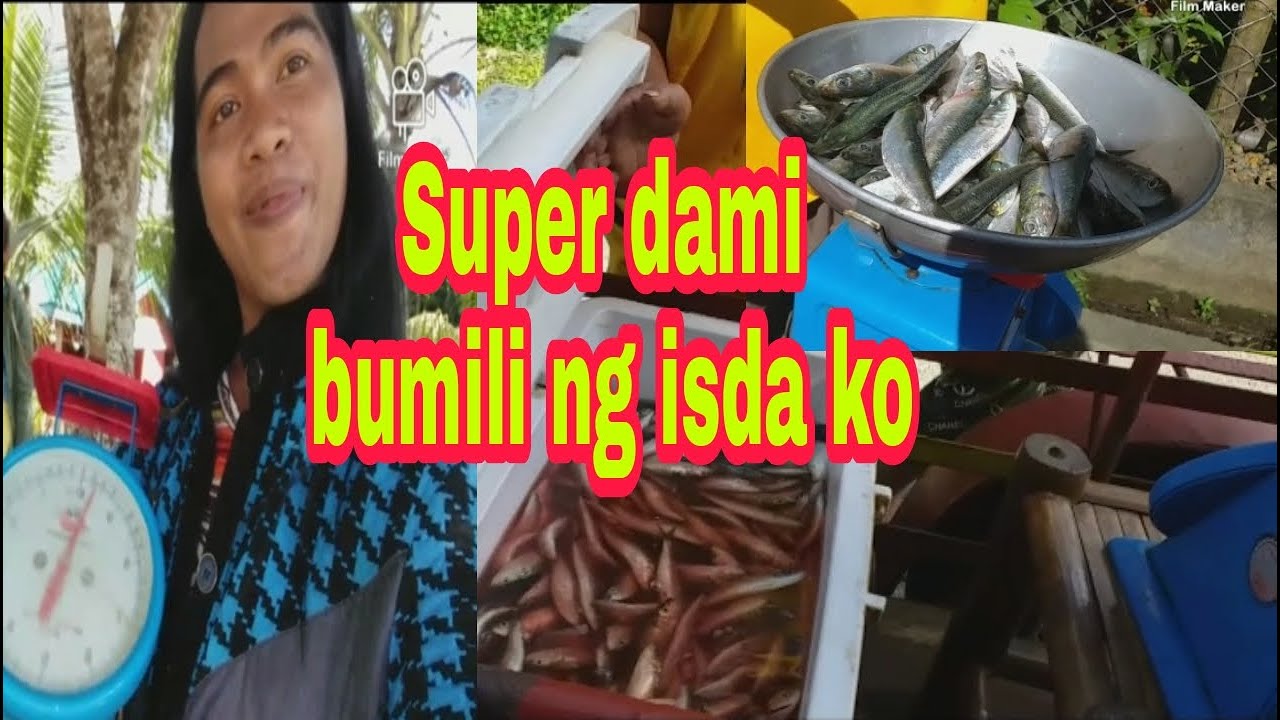 Ang paglalako ng isda Sobrang saya.