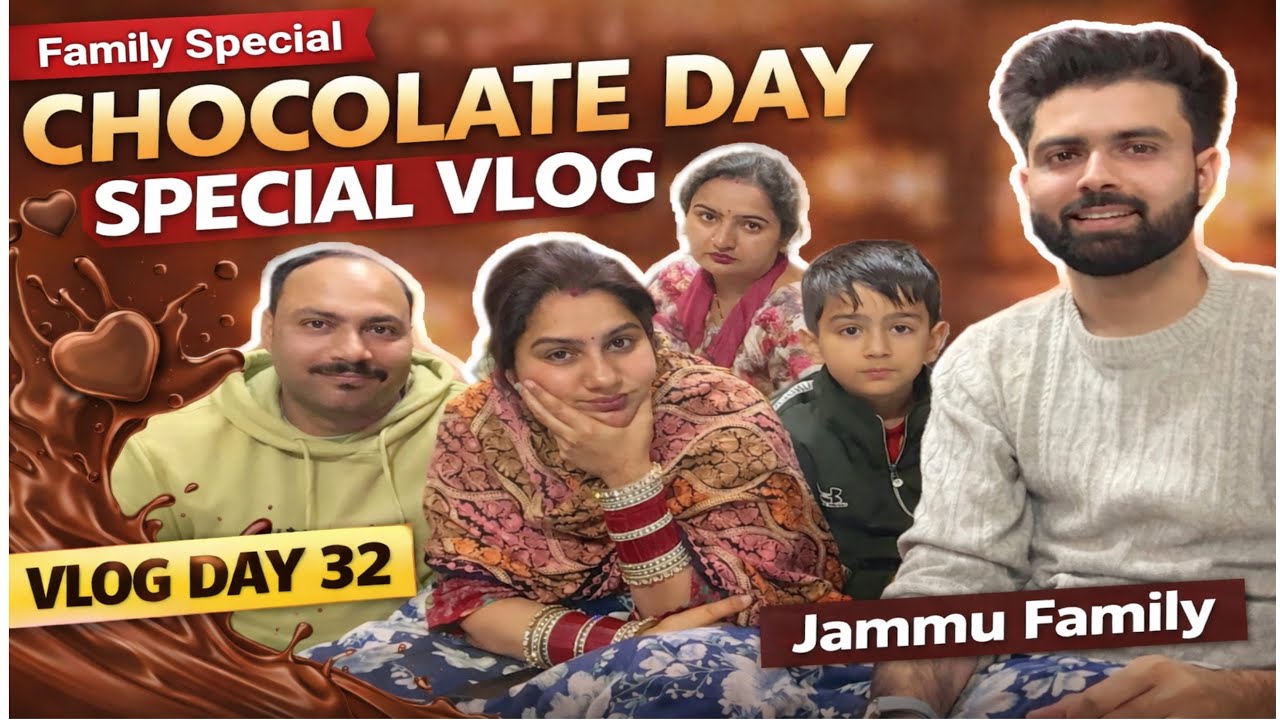 6 साल बाद पहली बार Wife को Chocolate Gift दिया 😍🍫 | Chocolate Day Special Vlog #jammu #trending 