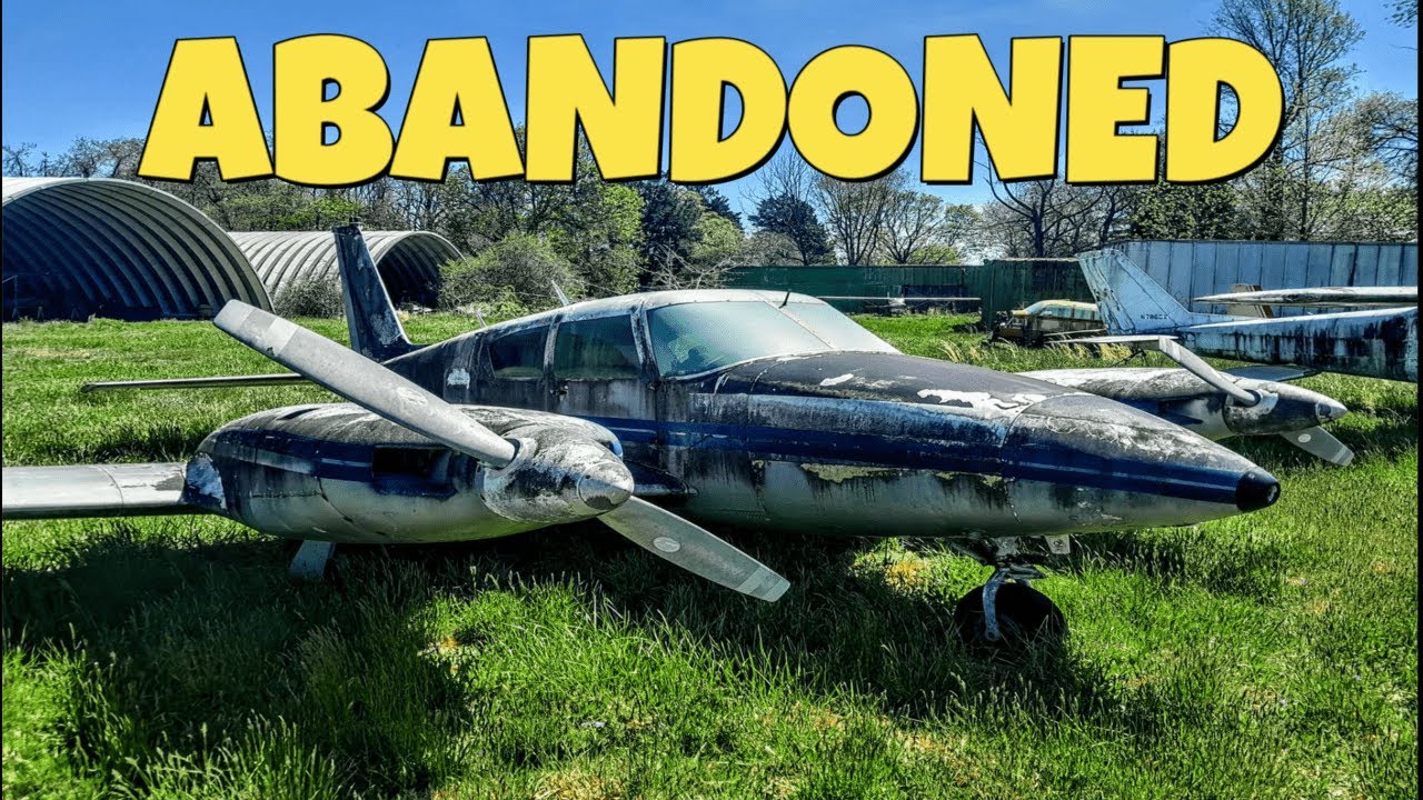 These Airplanes were left behind at this Abandoned airport