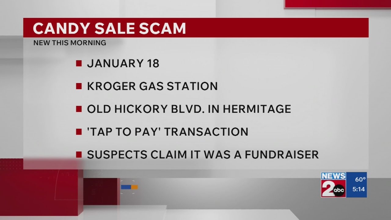 1 charged after $1K candy fundraiser scam
