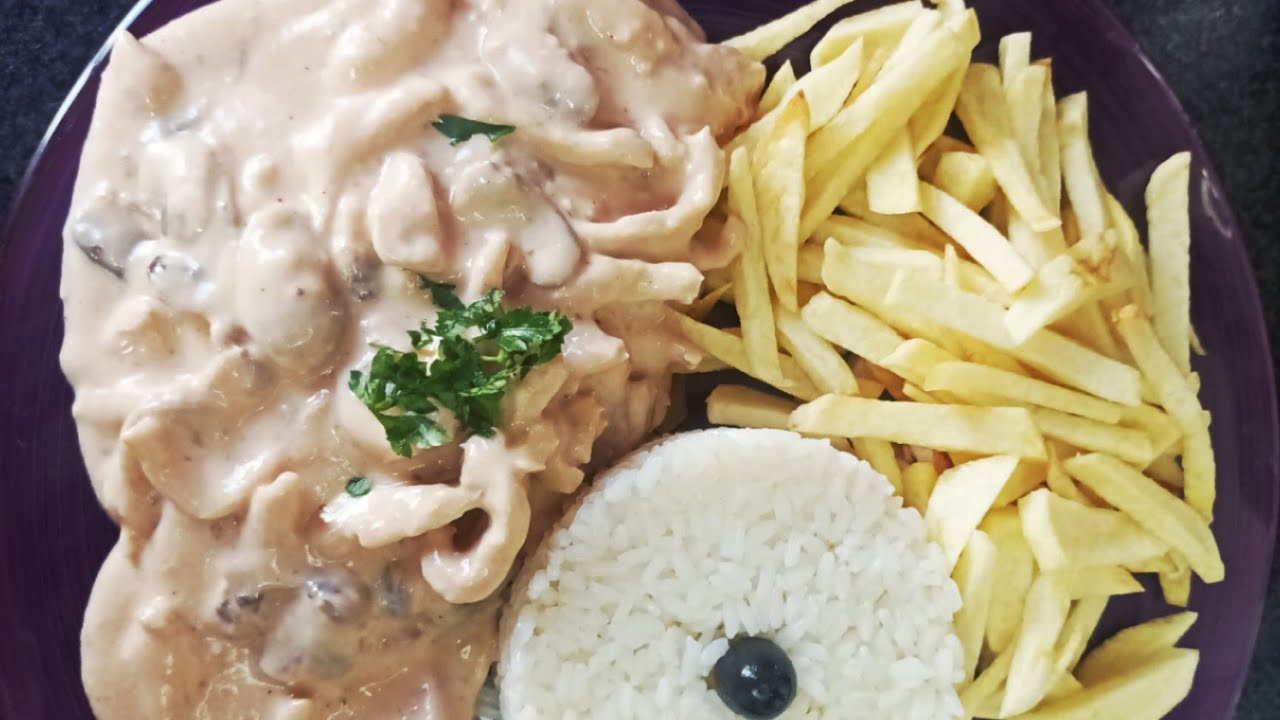 Strogonoff de Frango rápido e delicioso!