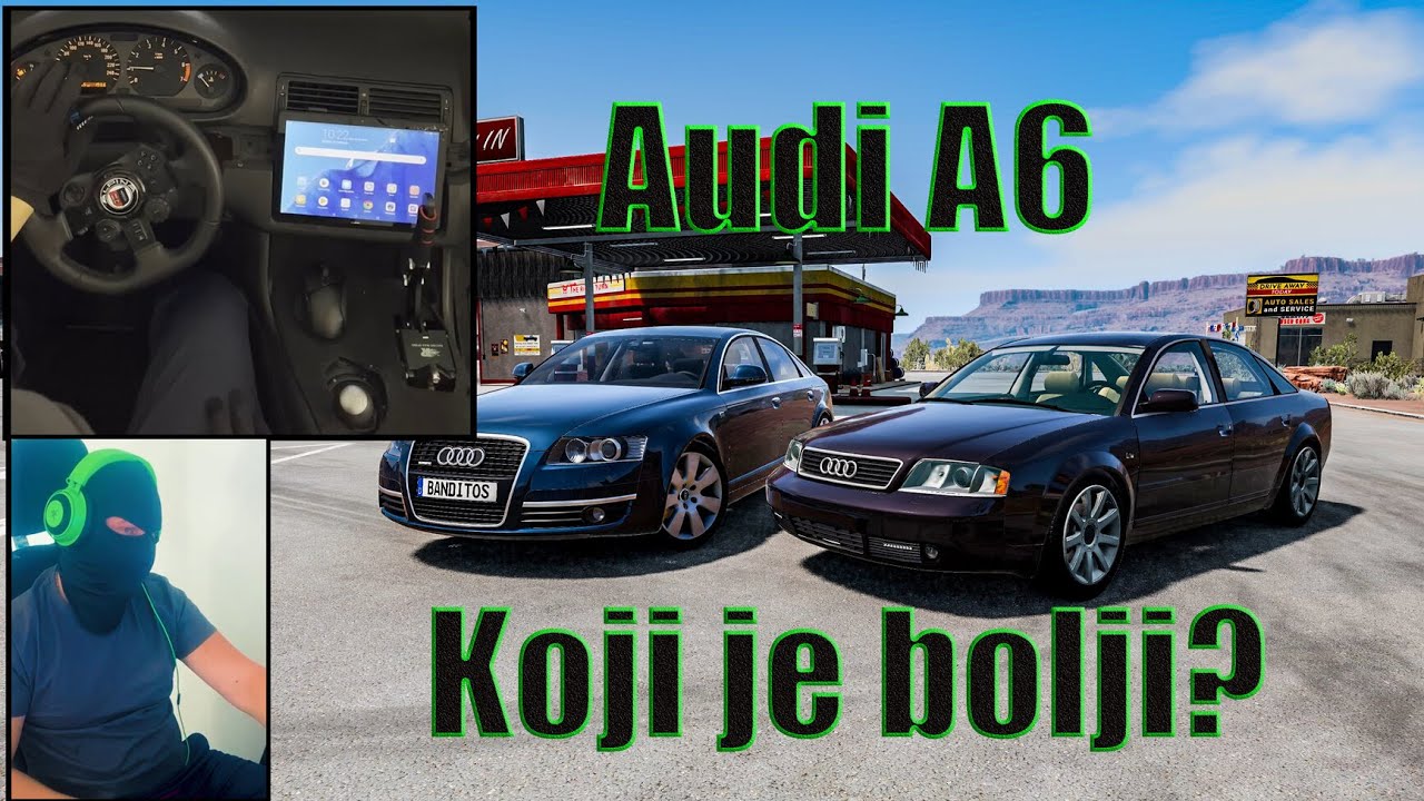 Testiram Audi A6 C5 Vs C6 - Stari ili Novi - Koji je Bolji? Beamng.Drive