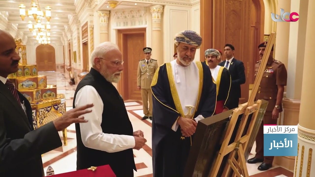 جلالة السلطان المعظم ورئيس الوزراء الهندي يُرحِبان بتوقيع اتفاقية الشراكة الاقتصادية الشاملة.