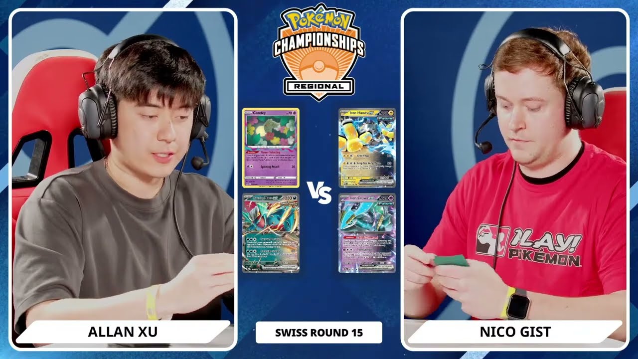 TCG Allan Xu Vs Nico Gist - 2024 Pokémon Los Angeles Regional Championships Swiss R15