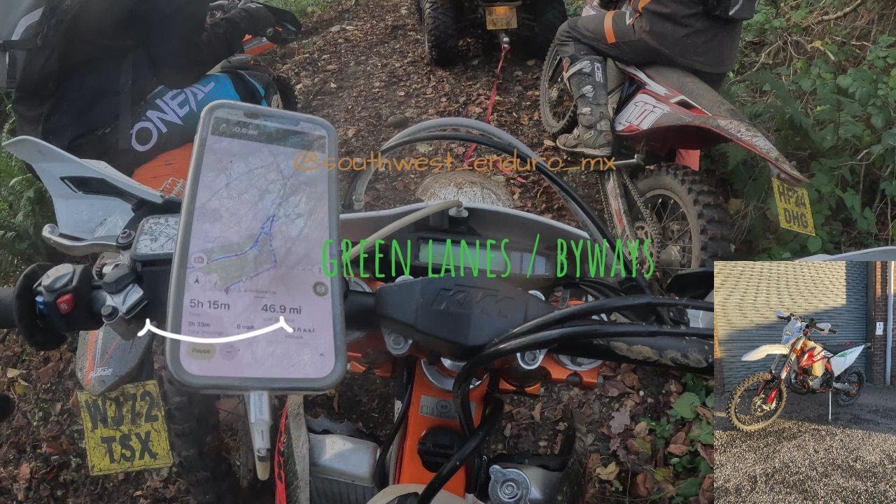 green lanes, byways 50miles and stark getting towed ran out of battery