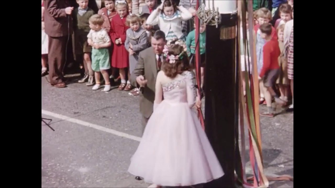 Holywood Co  Down, May Queen and Maypole dance 1958
