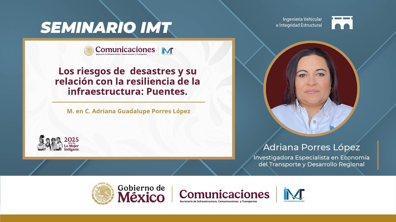 Los riesgos de desastres y su relación con la resiliencia de la infraestructura: Puentes