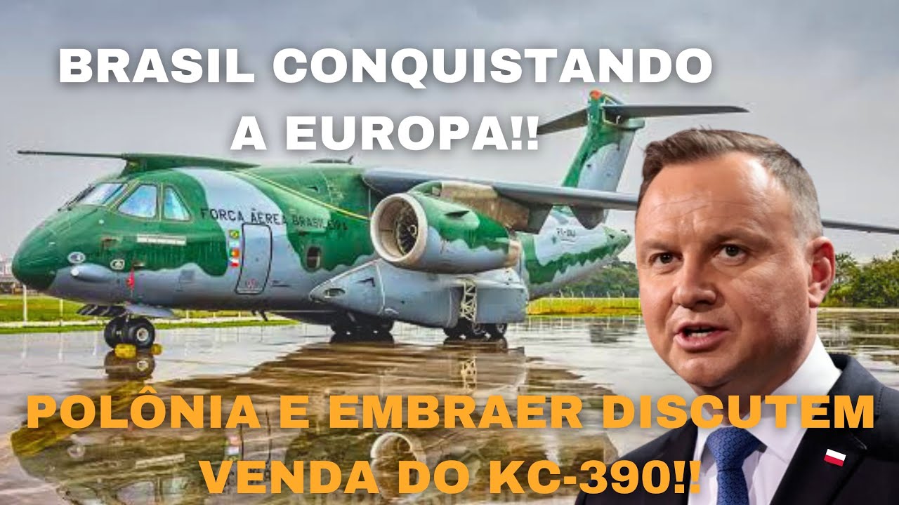 POLÔNIA E EMBRAER DISCUTEM VENDA DO KC-390!! BRASIL AVANÇA SUPERANDO EXPECTATIVAS!!