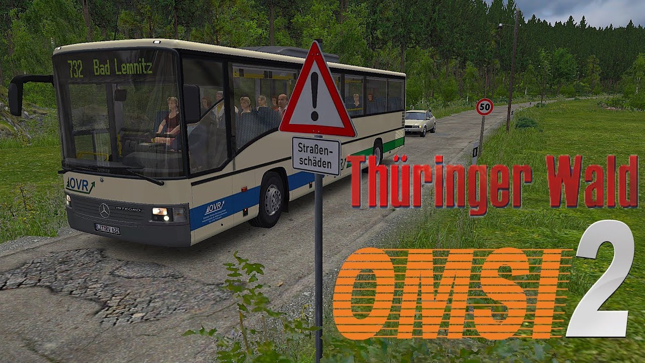 OMSI 2 Add On Thüringer Wald Line 732 Bus Mercedes Benz Integro O550 Euro 3