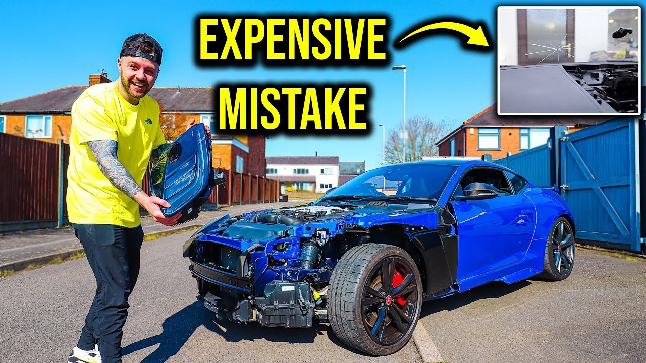 ВОССТАНОВЛЕНИЕ МОЕГО РАЗБИТОГО JAGUAR F TYPE SVR КАЖЕТСЯ НЕВОЗМОЖНЫМ