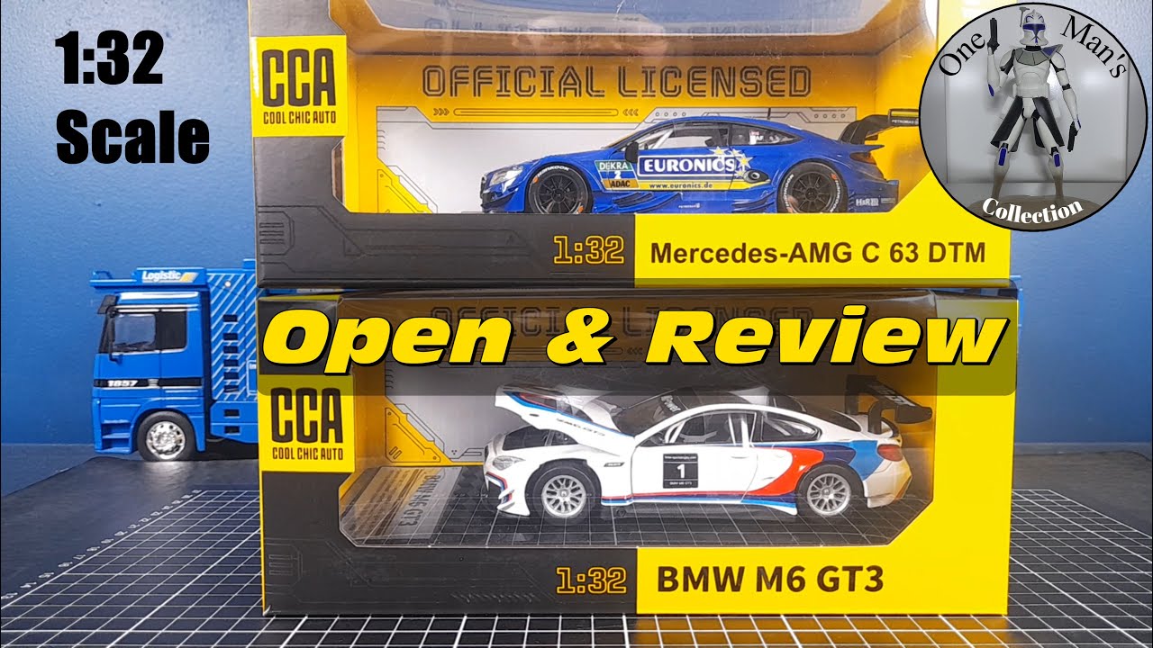 Diecast Open & Review - Cool Chic Auto - 1:32 Scale - Mercedes-AMG C 63 DTM & BMW M6 GT3