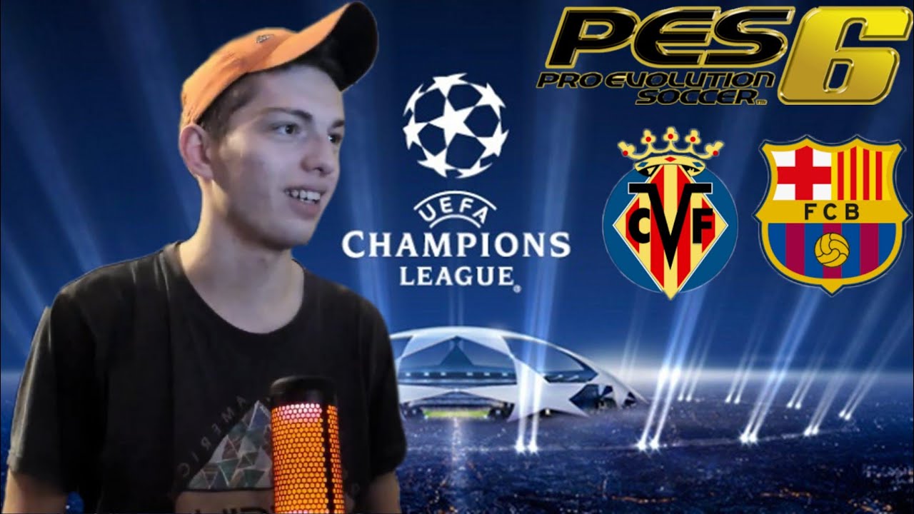 DAVOO XENEIZE JUEGA PES 6 - CHAMPIONS CON VILLARREAL Y BARCELONA