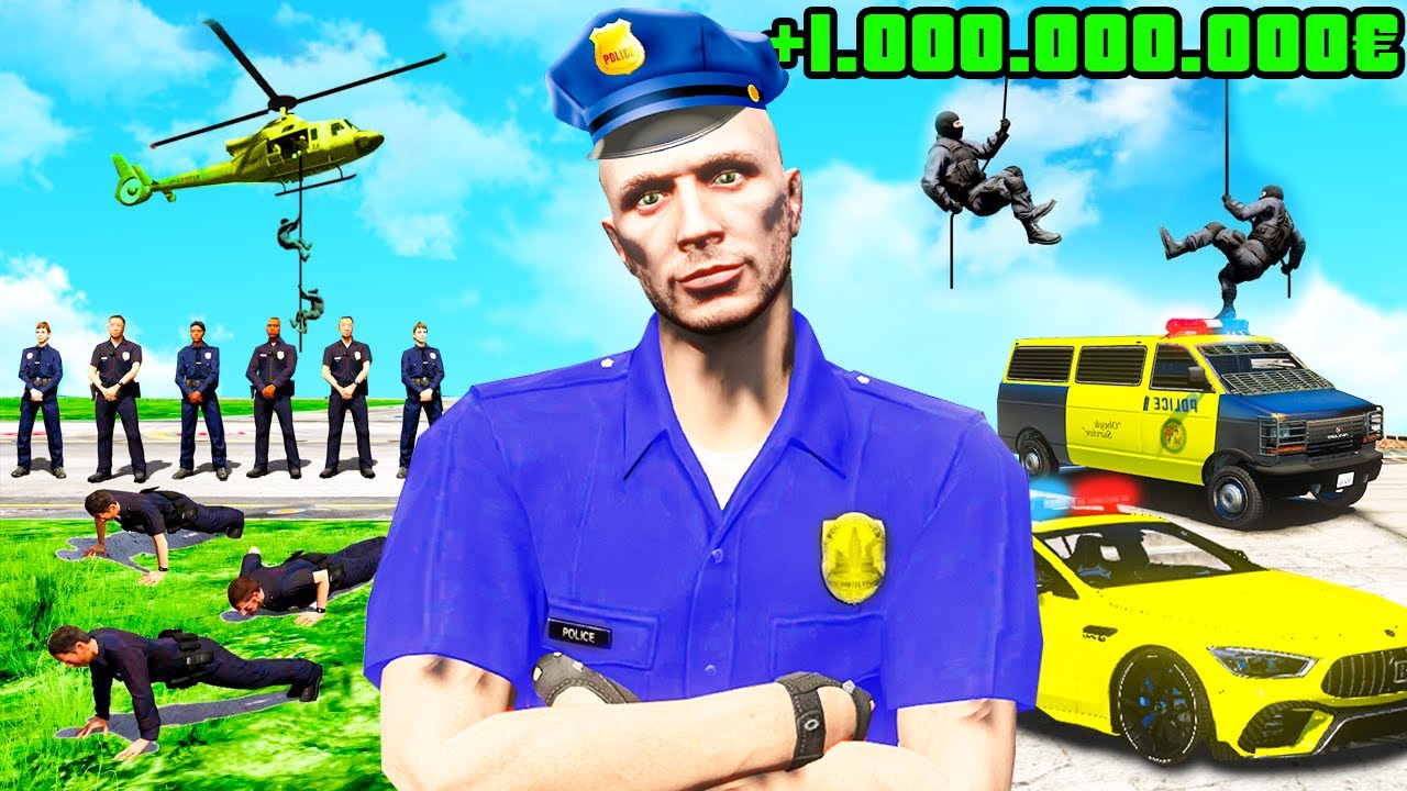 MILLIONÄR POLIZEI BEIGETRETEN in GTA 5 RP!