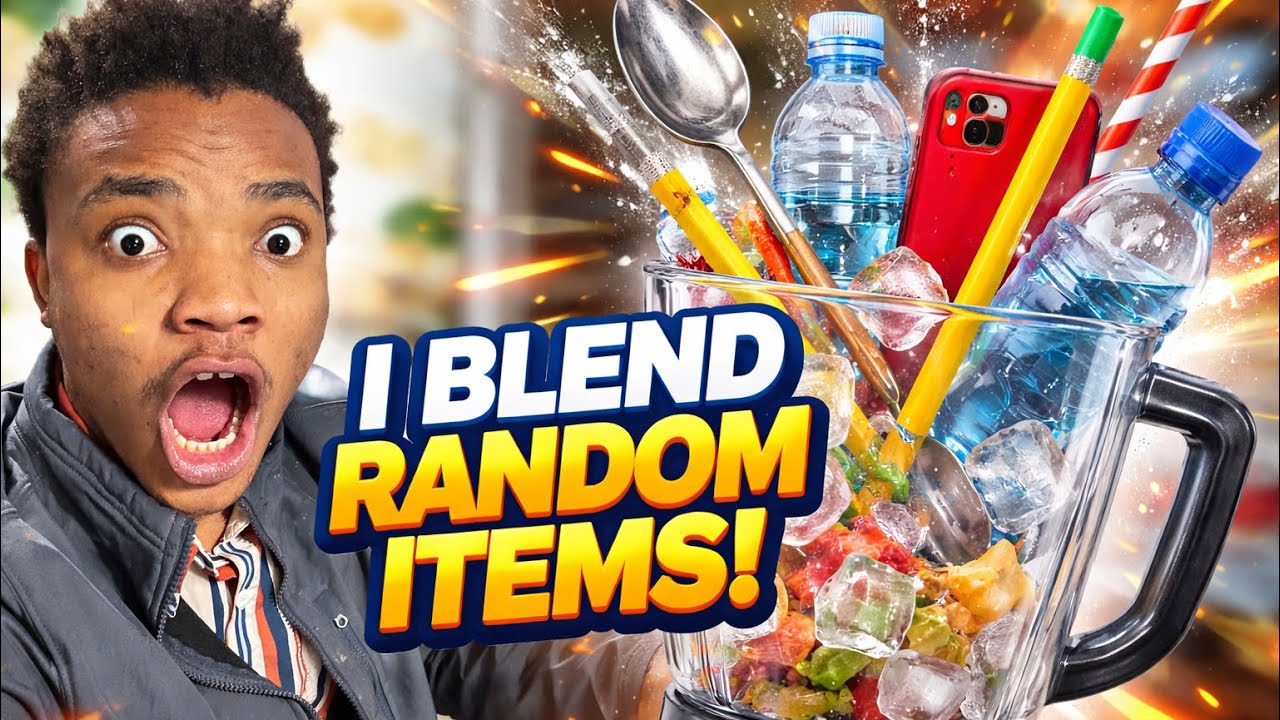 BLENDING RAMDOM ITEMS IN MY EXPENSIVE BLENDER