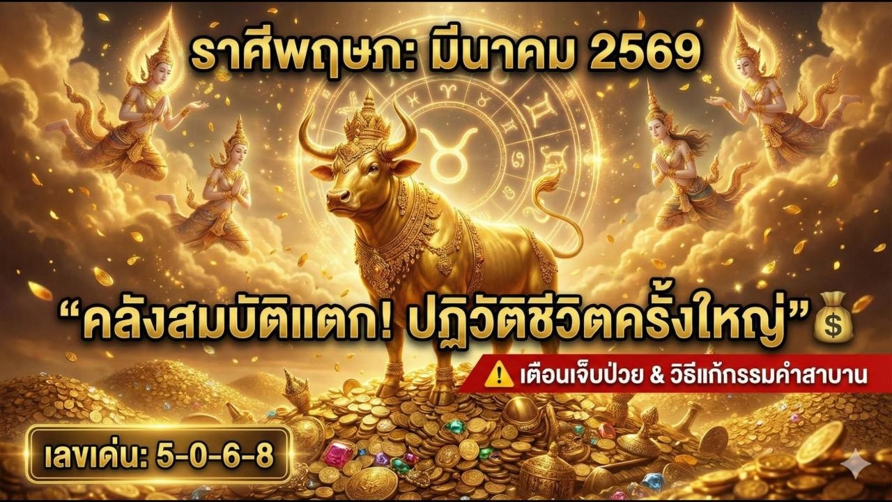 ♉️ ราศีพฤษภ มีนาคม 2569: 