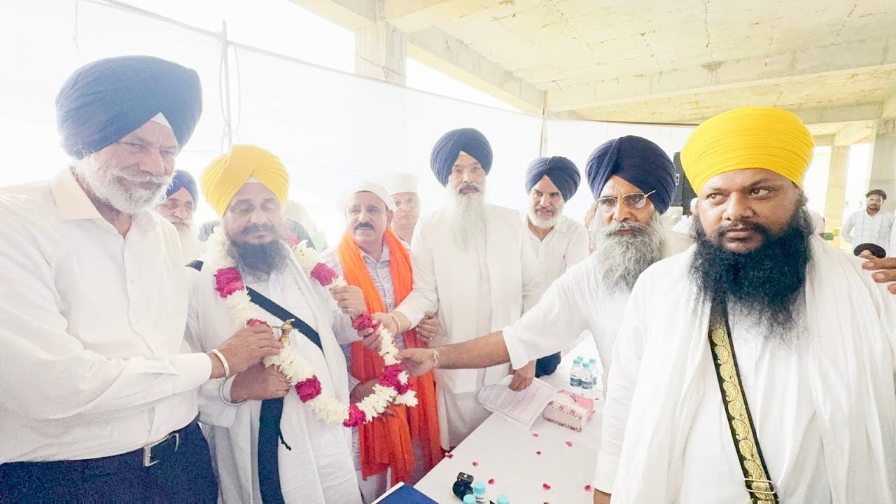 ਗਿਆਨੀ ਹਰਪ੍ਰੀਤ ਸਿੰਘ ਸ਼੍ਰੌਮਣੀ ਅਕਾਲੀ ਦਲ ਦੇ ਪ੍ਰਧਾਨ ਬਣਨ ਤੋਂ ਬਾਅਦ ਪਹਿਲੀ ਵਾਰ ਸਮਾਣਾ ਪੁੱਜੇ । #samanacity 