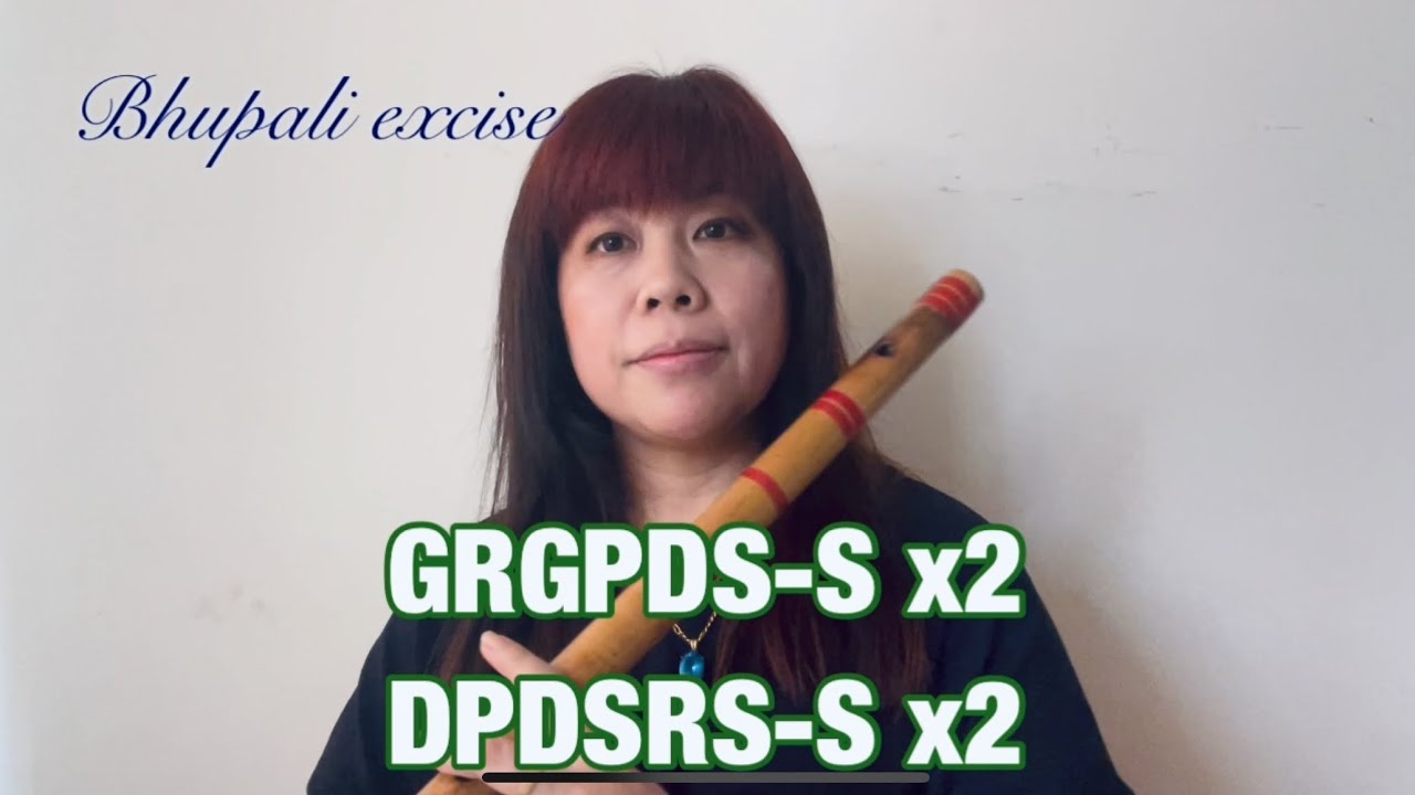 Gamak practice in Raga Bhupali (Teen Taal 16 beat). E Bansuri.