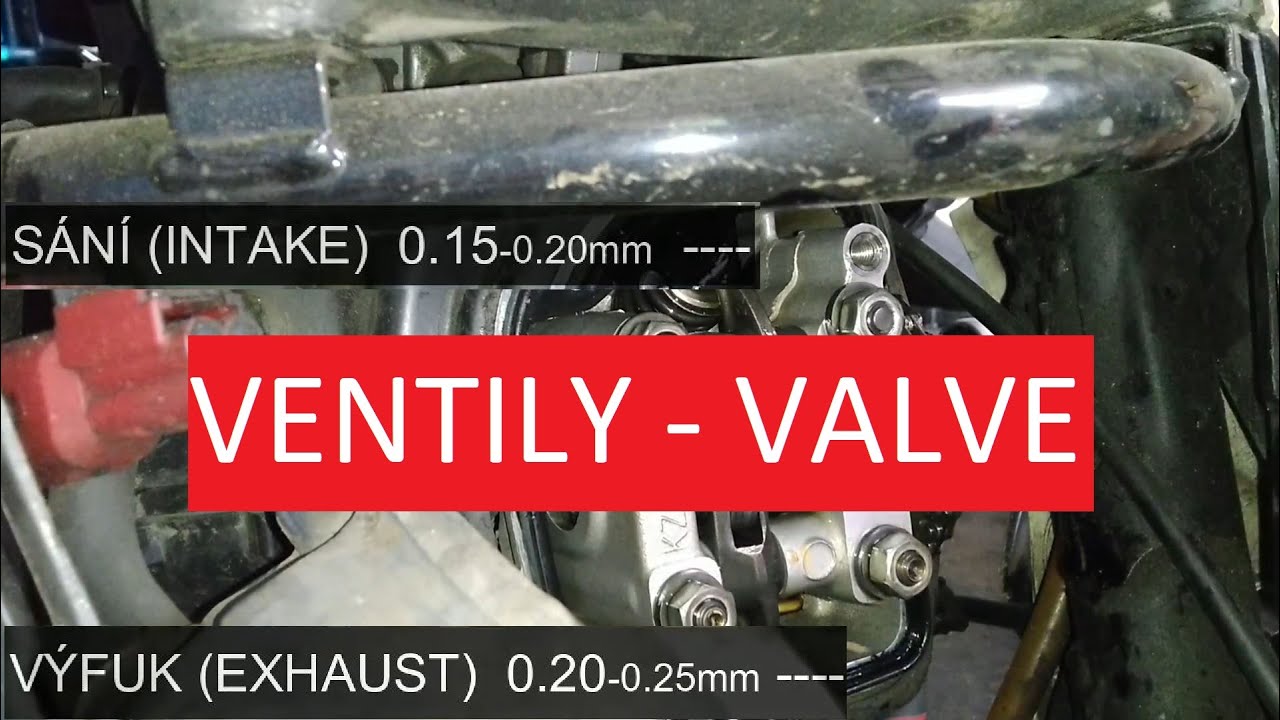 HONDA VISION 110 (2012) - Mé seřízení ventilů - My Valve Clearance