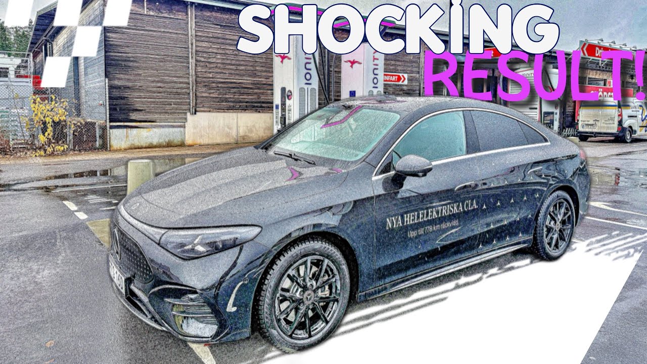 Mercedes CLA 250+ EQ 2025 года | Тест зарядки и запаса хода с изюминкой.