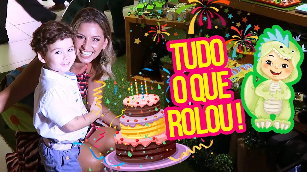 O GRANDE DIA: FESTINHA DO ANIVERSÁRIO DO DAVI - VLOG