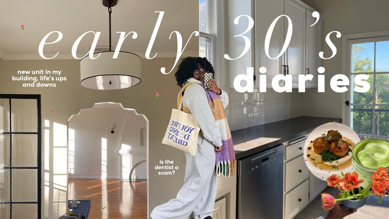 early 30&rsquo;s diaries | new unit in building with more light + life&rsquo;s ups & downs