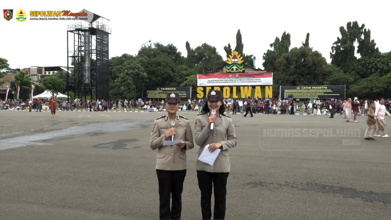 UPACARA PENUTUPAN PENDIDIKAN BINTARA POLWAN ANGKATAN KE-58 T.A. 2025