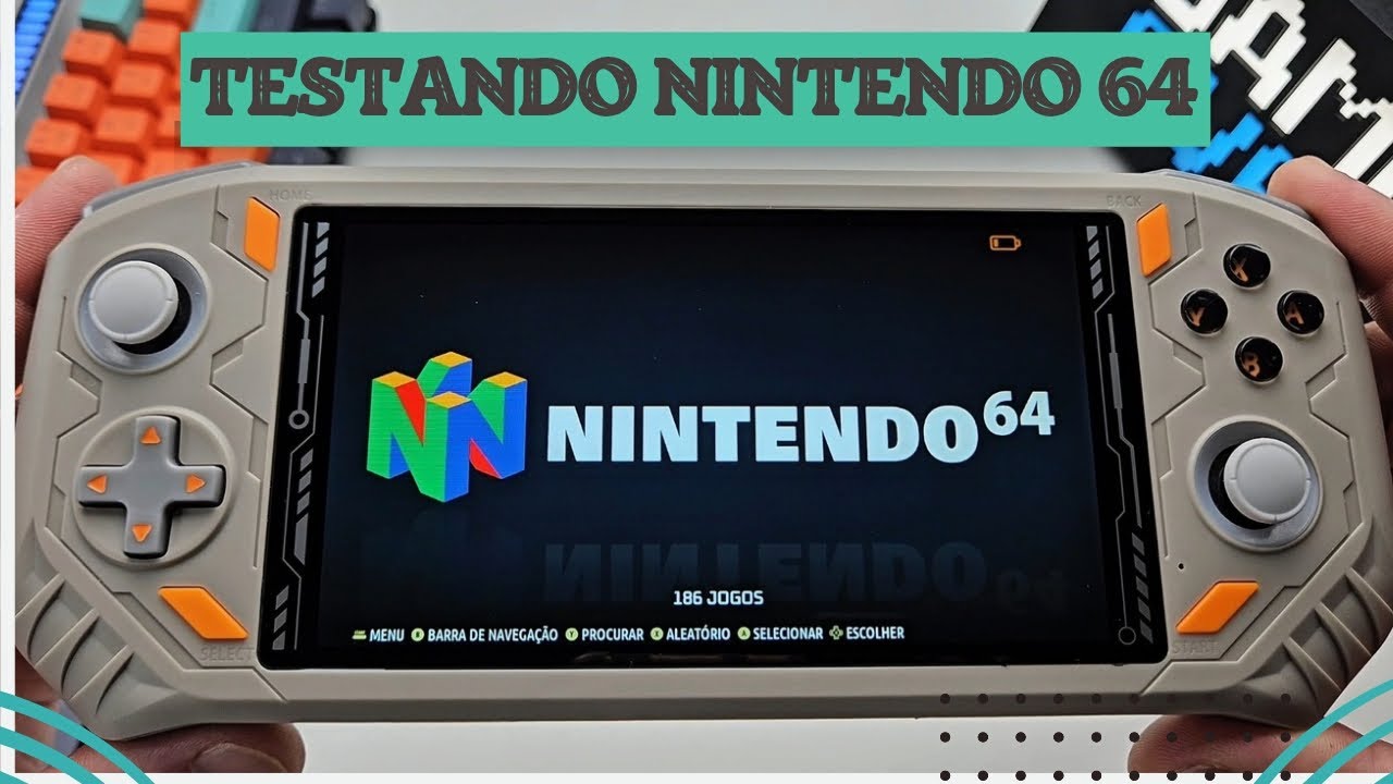 Testei NINTENDO 64 No Console RG52 MINI e o Resultado Foi INCRÍVEL!