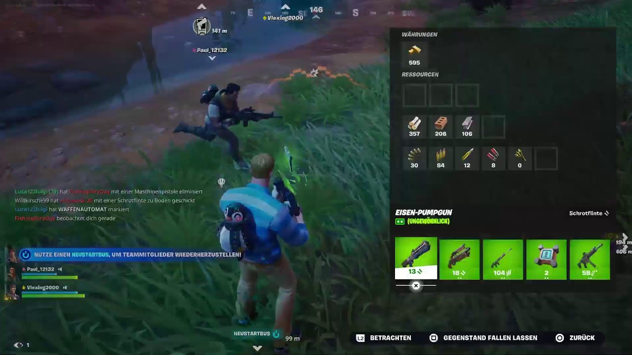 Wir spielen Fortnite