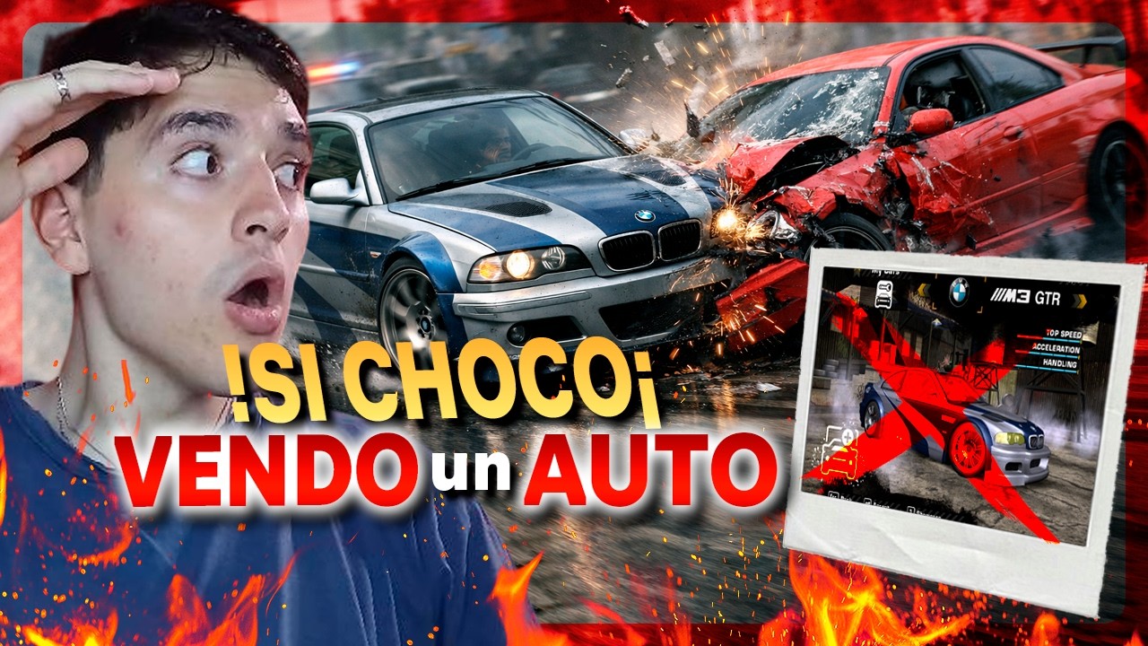 NFSMW pero si CHOCO VENDO un auto 🚗💥 | Redux
