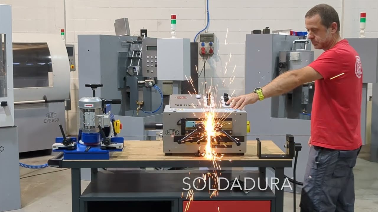 ELITE SOLDAmaq PRO 40. Soldadura y revenido