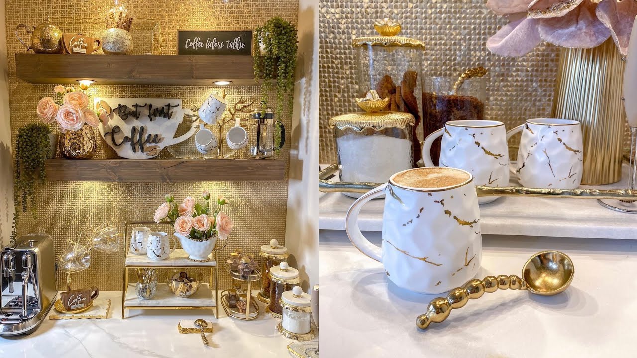 IDÉE DÉCO COFFE #STATION #COFFEE#CORNER#ركن#القهوة#☕️🫖