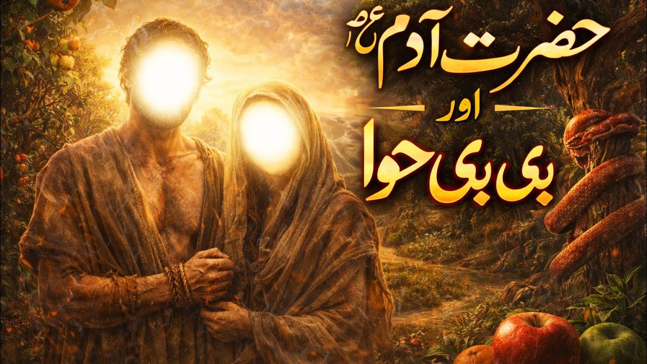 حضرت آدم علیہ السلام کی مکمل قرآنی کہانی | تخلیقِ آدم، ابلیس کا انکار اور توبہ کا واقعہ