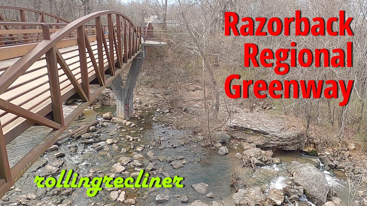 Razorback Regional Greenway - Arkansas by Recumbent Trike