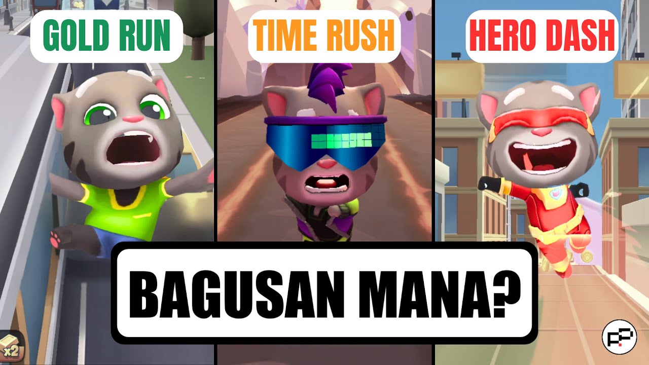 Game Talking Tom yg lari larian nih...