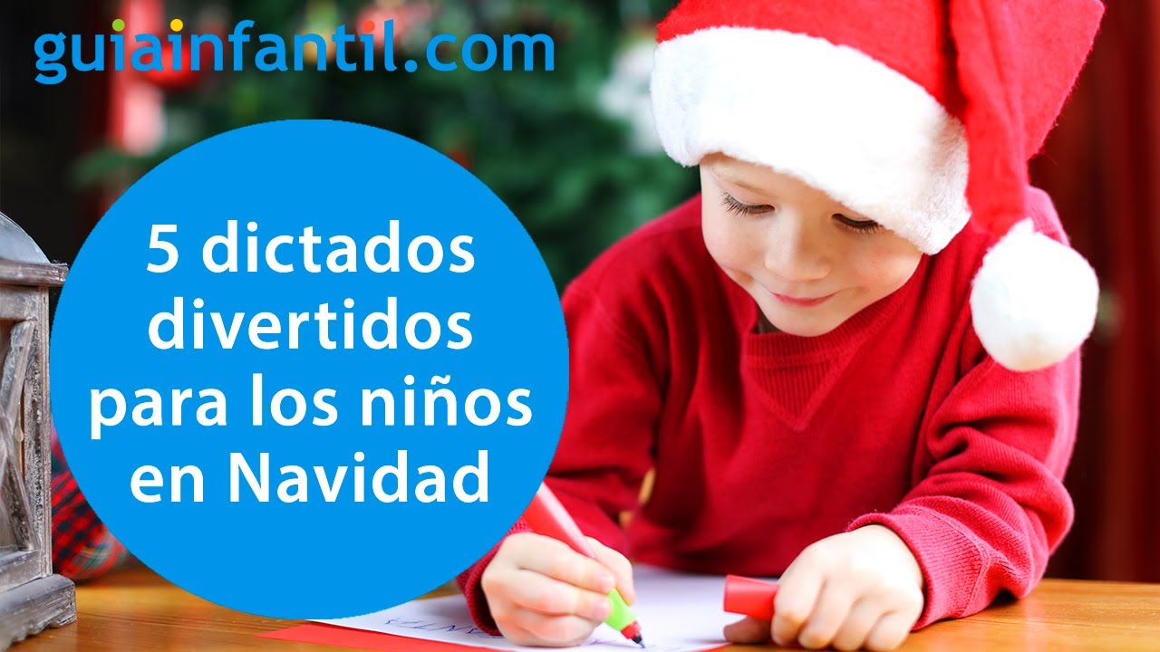 5 dictados cortos y divertidos para niños en Navidad | Ortografía y gramática fácil