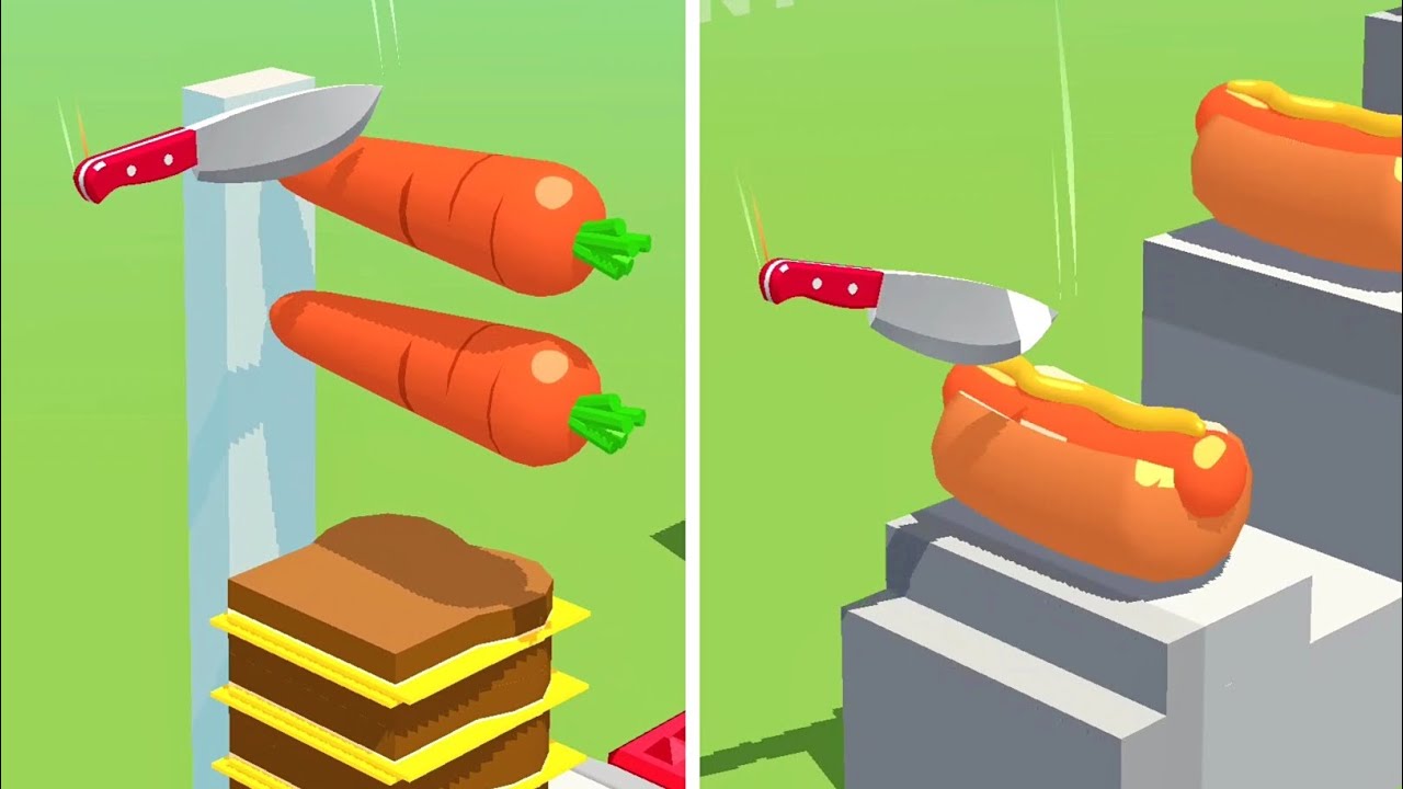 Slice It All Gameplay! Satisfying and Relaxing ASMR Slicing Video