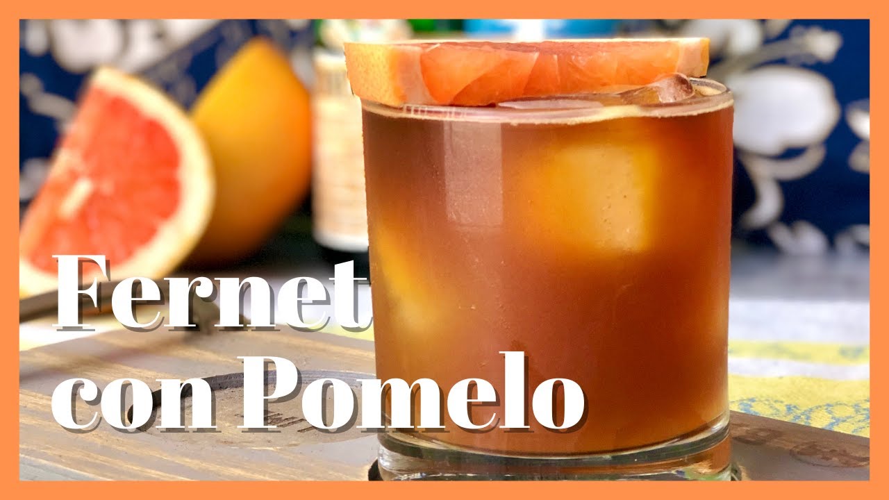 🇦🇷 C&oacute;mo Preparar FERNET con POMELO ► Trago FERMELO en las Rocas