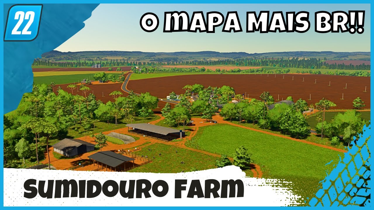 Sumidouro Farm, com Feij&atilde;o, Arroz, Culturas Alinhadas e Muito Mais | FS22 Farming Simulator 22