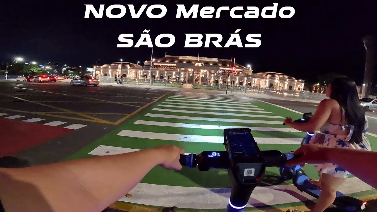 Patinete Elétrico! NOVO MERCADO DE SÃO BRÁS em Belém! 