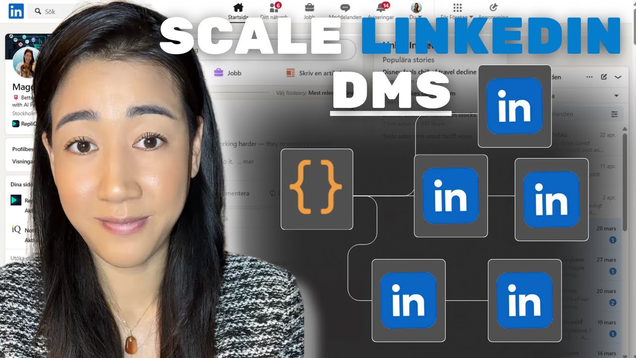 Scale LinkedIn Outreach to 1,000+ DMs/Week with AI + n8n