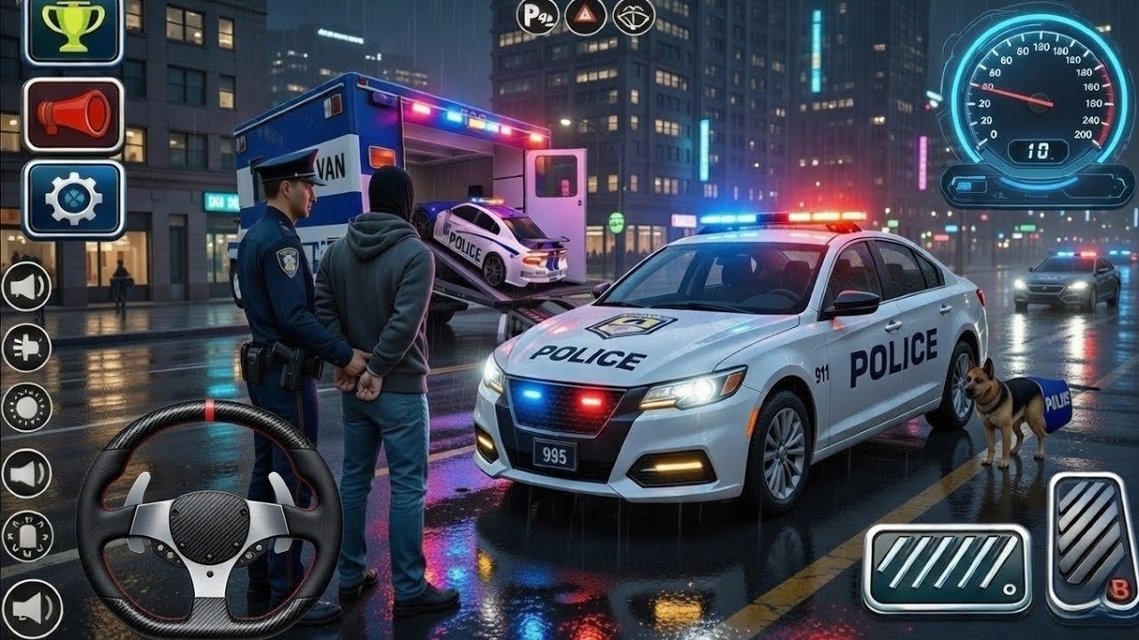 Police Car Chase Simulator 3D - Real City Cop Pursuit Action 🚓🔥 (Android Gameplay)