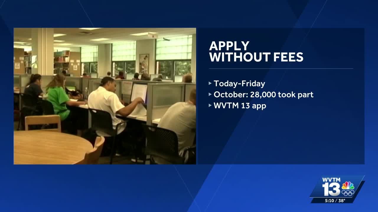 Alabama students can apply to dozens of colleges tuition-free during statewide campaign