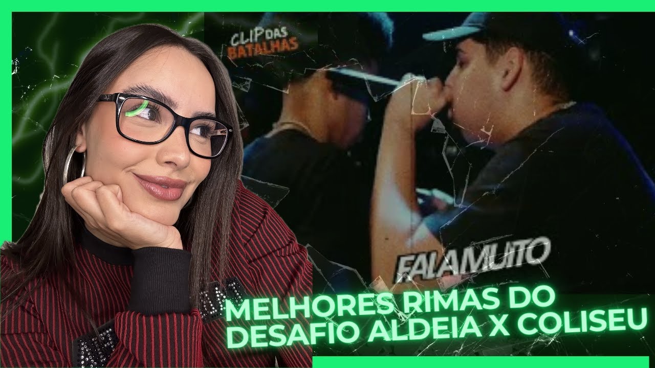 REAGINDO AS MELHORES RIMAS DO DESAFIO ALDEIA X COLISEU