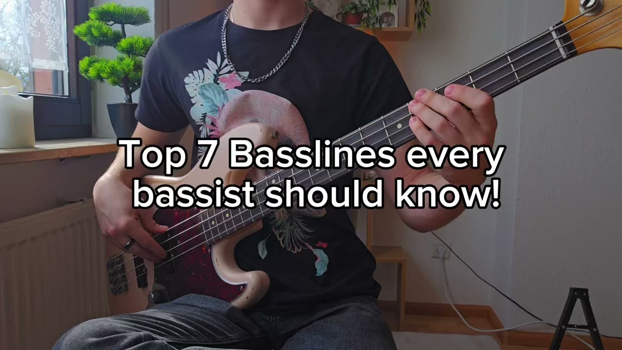 Top 7 Basslines every bassist should know!