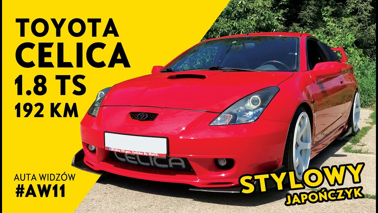 STYLOWY JAPOŃCZYK | Toyota CELICA 1.8 TS 192 KM | Auta Widz&oacute;w #AW11