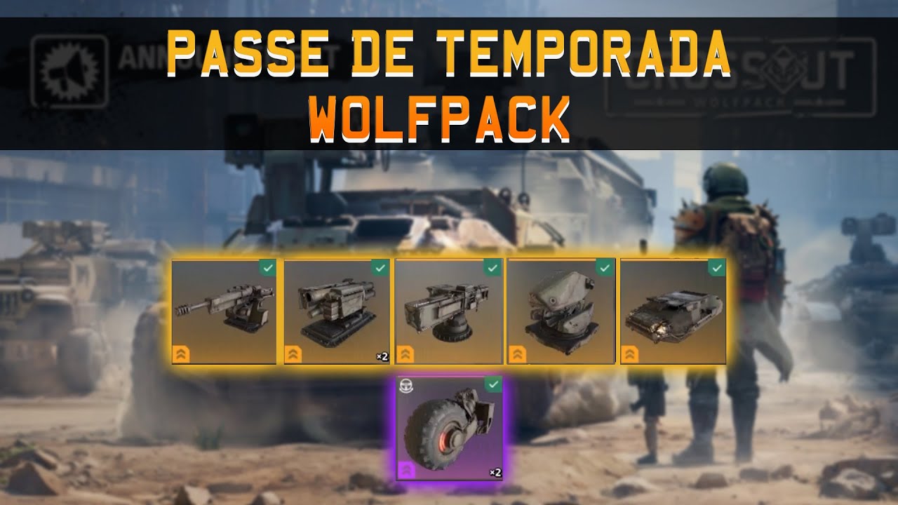 Crossout - Passe de Batalha: Wolf Pack
