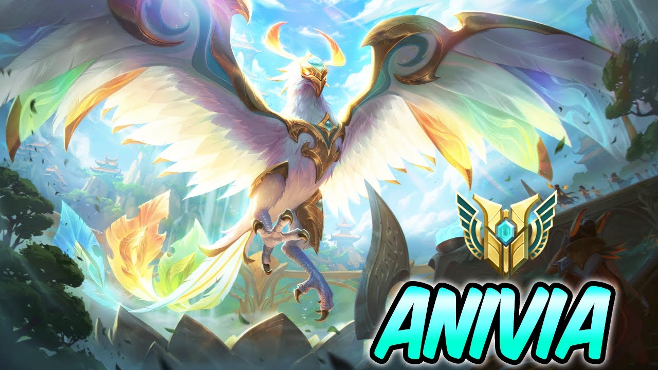 DIVINE PHOENIX ANIVIA MID FULL AP GAMEPLAY | Build & Runes | League of Legends